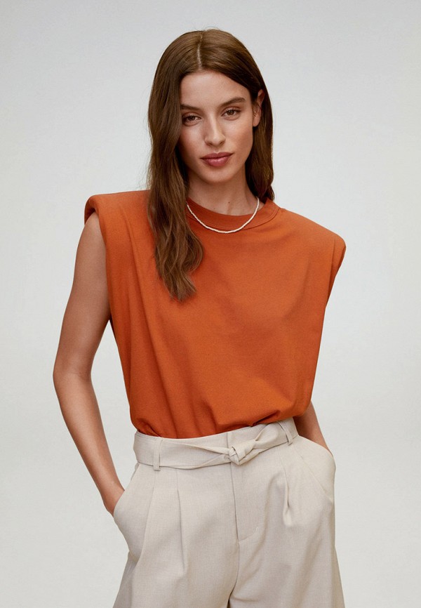 

Футболка Mango, Коричневый, CAMISETA PERNI-I, Online Exclusive