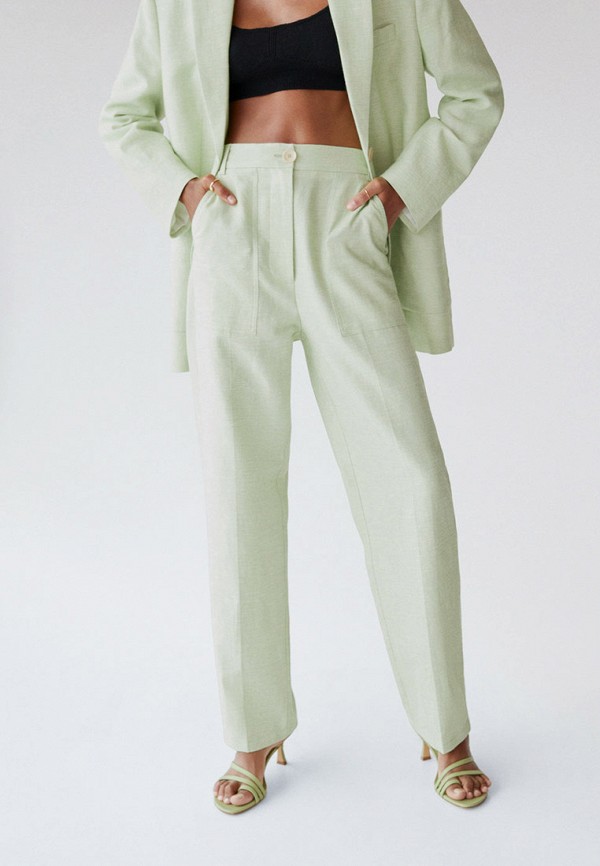 

Брюки Mango, Зеленый, PANTALON PORTO-I, Online Exclusive