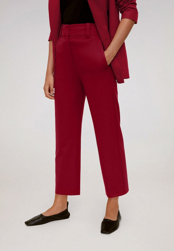 

Брюки Mango, Красный, PANTALON CANAS-I, Online Exclusive