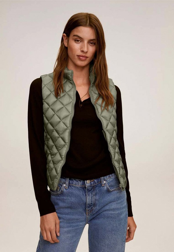 

Жилет утепленный Mango, Зеленый, - VEST