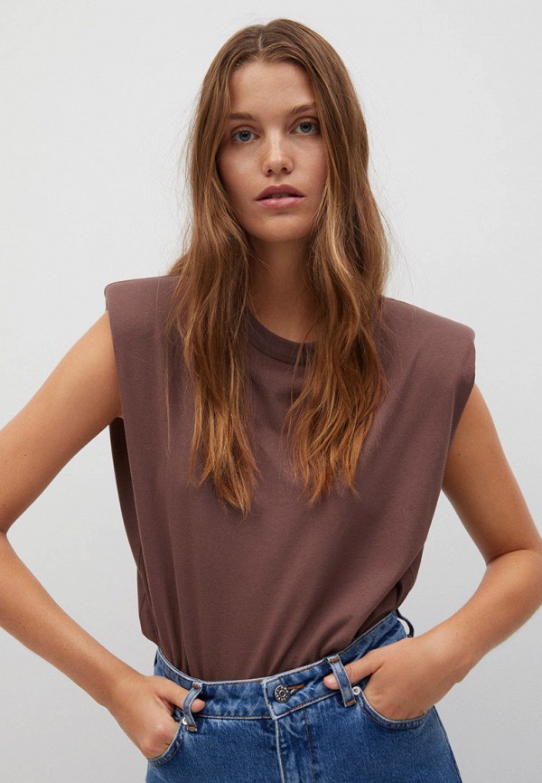 

Футболка Mango, Розовый, CAMISETA PERNI-I, Online Exclusive