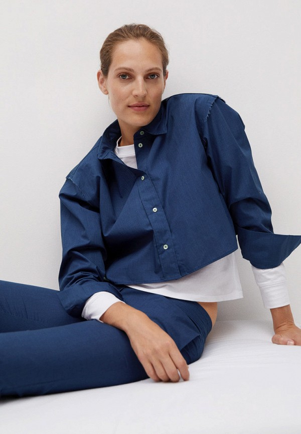 

Блуза Mango, Синий, BLUSA MAN-I, Online Exclusive