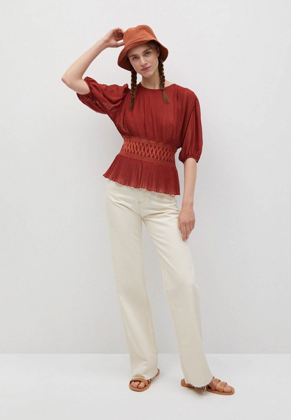 

Блуза Mango, Бордовый, Mango MA002EWKIEQ5