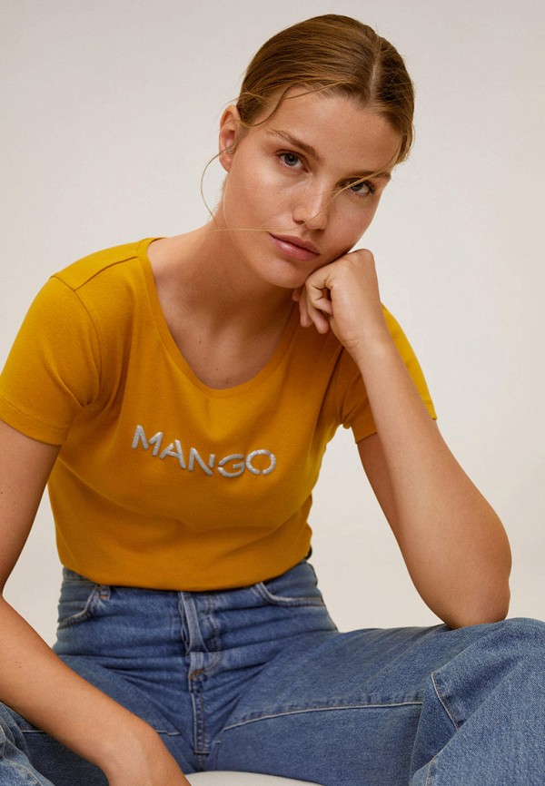 

Футболка Mango, Желтый, - MANGOLOG-H