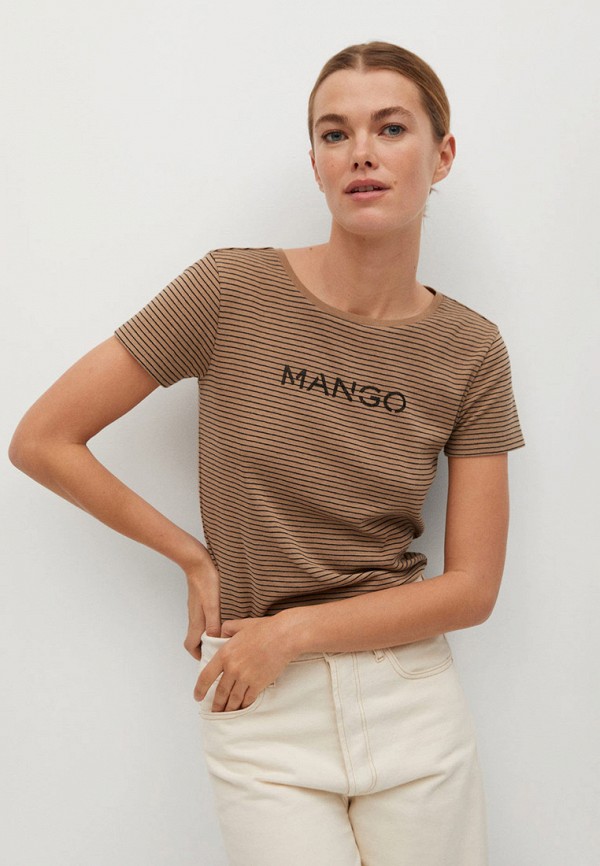 

Футболка Mango, Коричневый, - PSMANGO