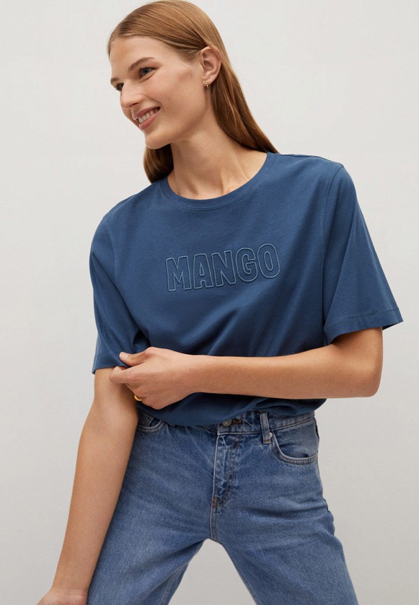 

Футболка Mango, Синий, - LOGO7-H