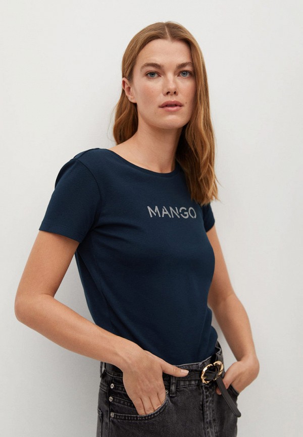 

Футболка Mango, Синий, Mango MA002EWLTTJ5