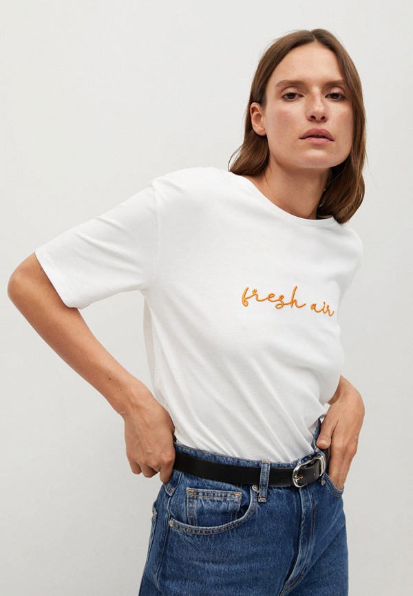 

Футболка Mango, Белый, Mango MA002EWMMCR0