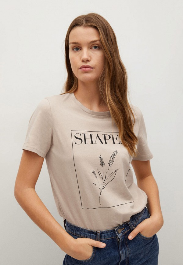 

Футболка Mango, Серый, - PSTILU