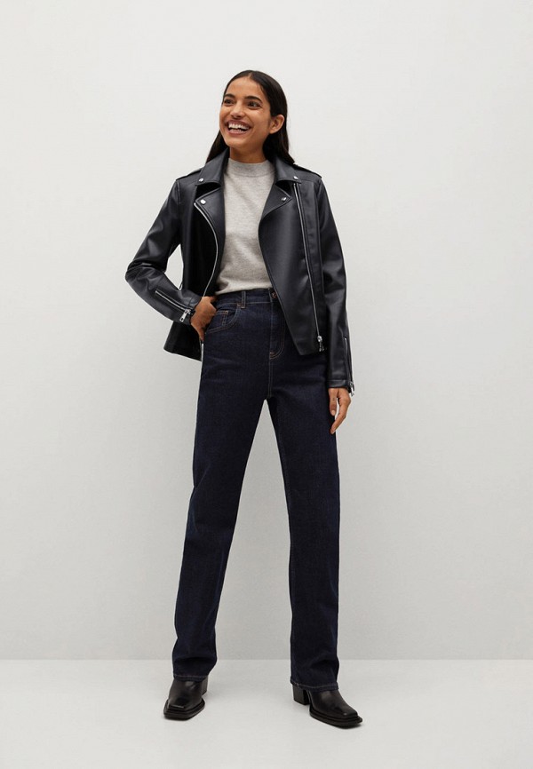 фото Куртка кожаная mango