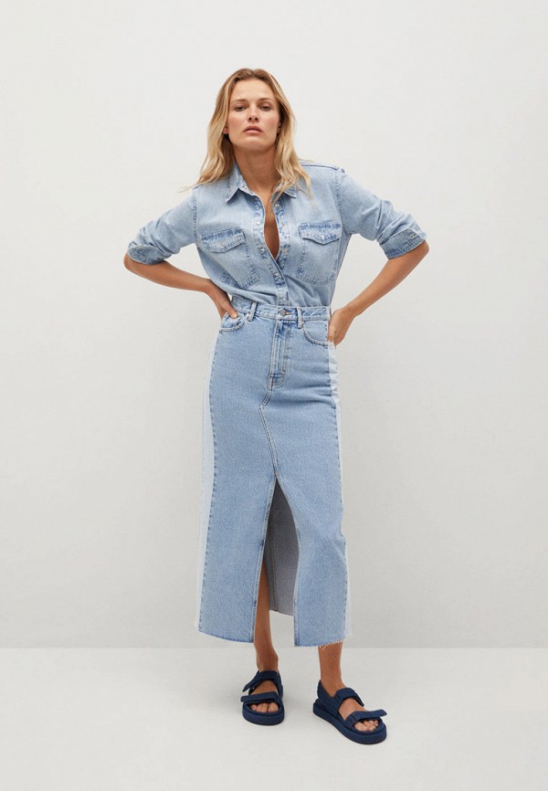 фото Юбка джинсовая mango