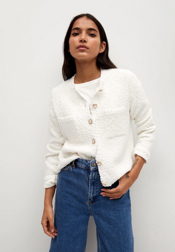 

Кардиган Mango, Белый, - UPPER