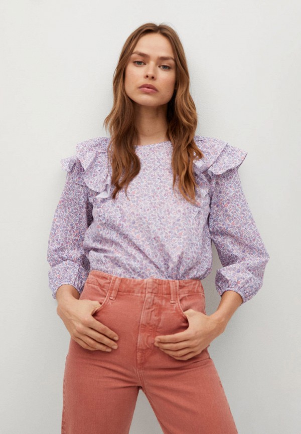 

Блуза Mango, Фиолетовый, Mango MA002EWMRBB5