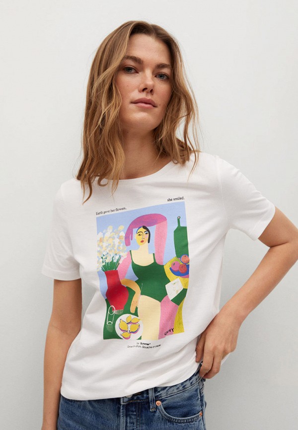 

Футболка Mango, Белый, - PSWOMAN1