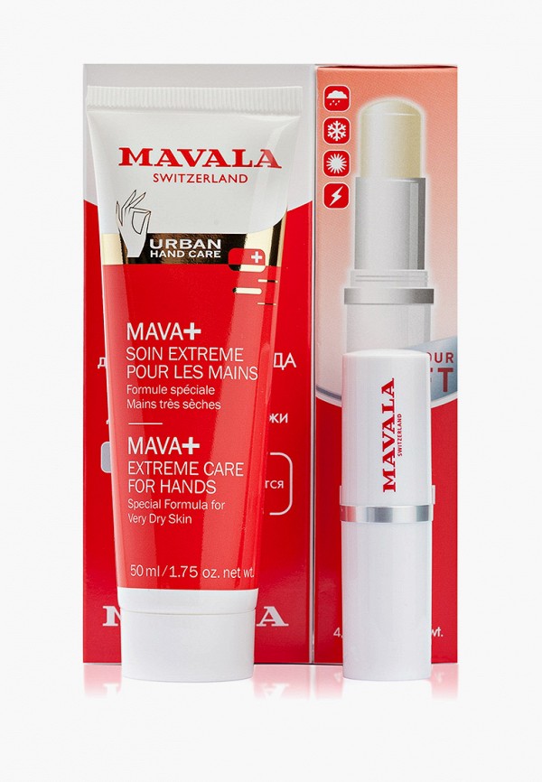 

Набор для ухода за руками Mavala, Прозрачный, Набор крем для рук Mava+ и бальзам для губ Lip balm, 150 гр.