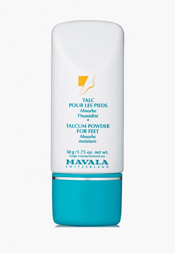 

Крем для ног Mavala, Прозрачный, освежающая пудра-тальк для ног Cooling Talcum Powder for Feet, 50 г