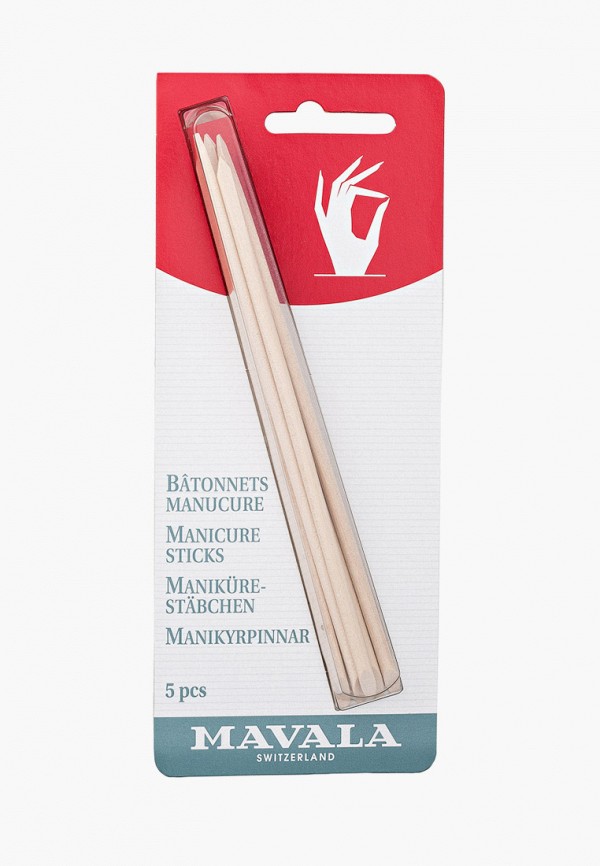 

Палочки для маникюра Mavala, Бежевый, деревянные Manicure Sticks 5 шт.
