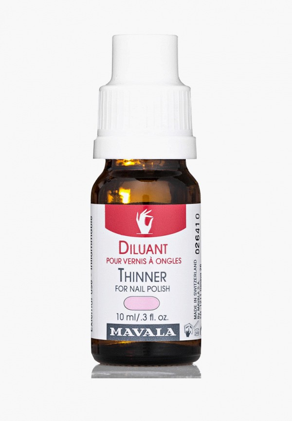 

Жидкость для разбавления лака Mavala, Прозрачный, Thinner, 10 ml