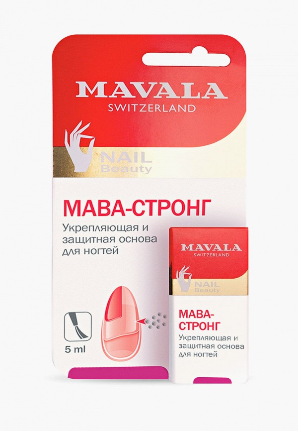 

Средство для укрепления ногтей Mavala, Прозрачный, Mava-Strong carded, 5 ml