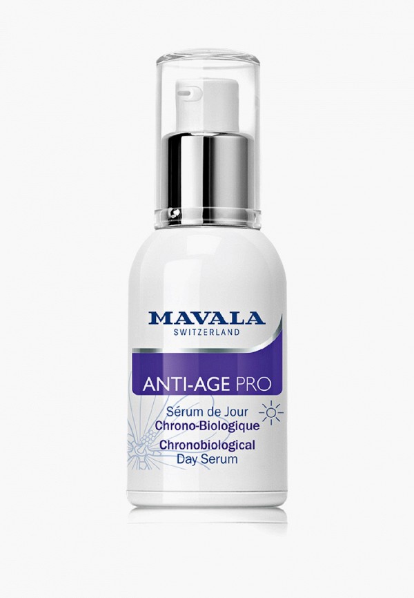 

Сыворотка для лица Mavala, Прозрачный, хронобиологическая омолаживающая Anti-Age PRO Chronobiological Day Serum, 30 мл