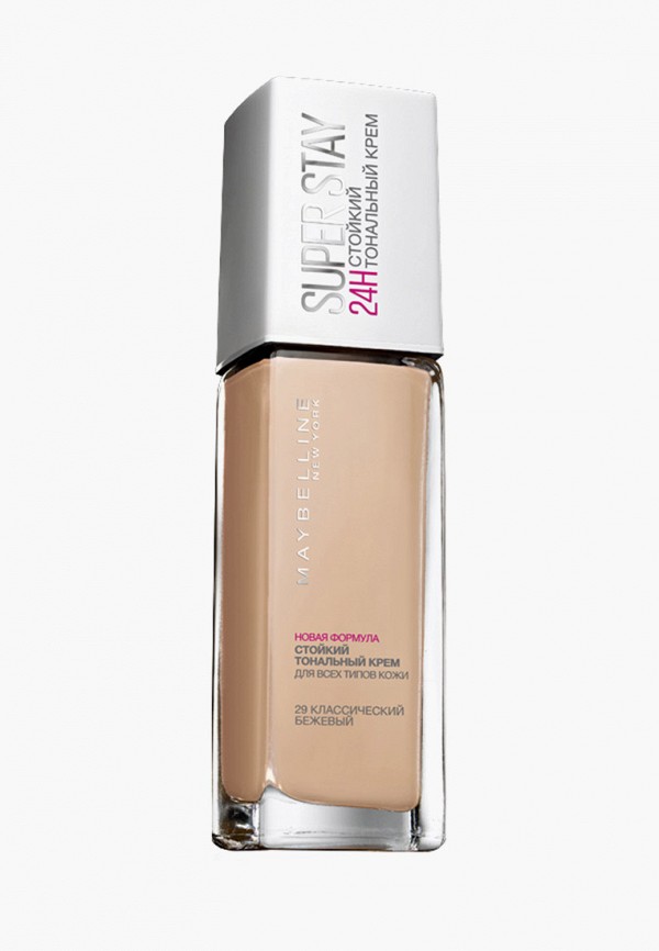 

Тональный крем Maybelline New York, Бежевый, Super Stay 24H, оттенок 29, Классический бежевый, 30 мл