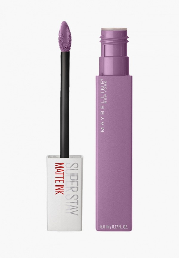 

Помада Maybelline New York, Фиолетовый, Super Stay Matte Ink, оттенок 100, Philosopher, 5 мл