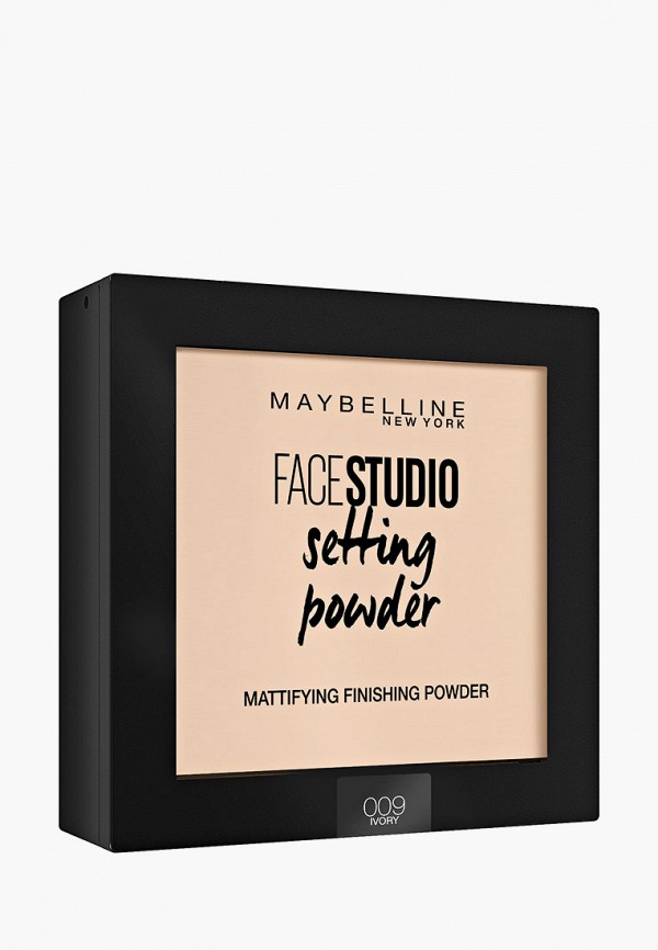 

Пудра Maybelline New York, Бежевый, FACESTUDIO Setting Powder, матирующая фиксирующая, 009, светло-бежевый, 9 г