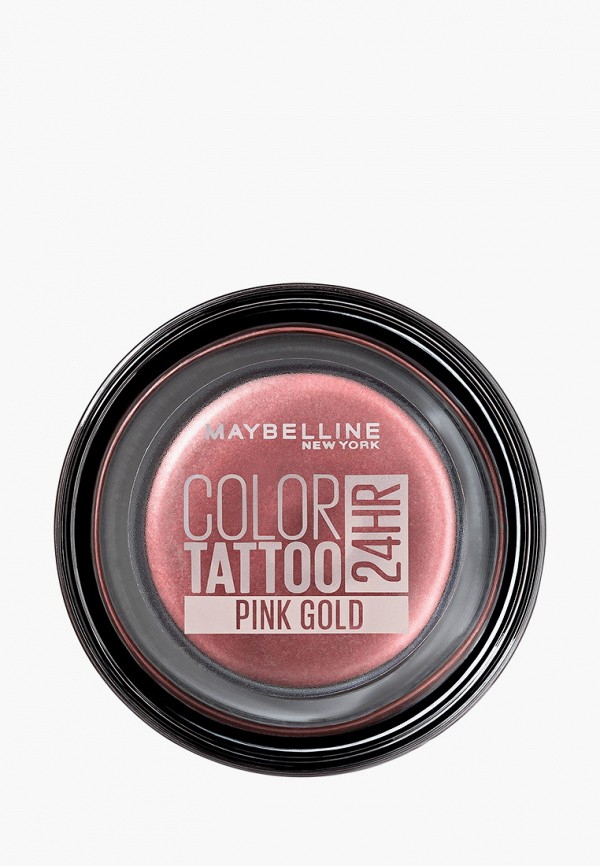

Тени для век Maybelline New York, Розовый, Color Tattoo 24 часа, оттенок 65, Розовое золото, 3,5 мл