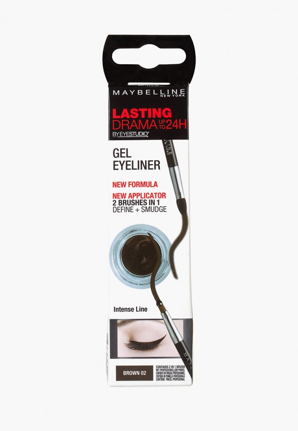 

Подводка для глаз Maybelline New York, Коричневый, Lasting Drama, стойкий, коричневый, 3 г