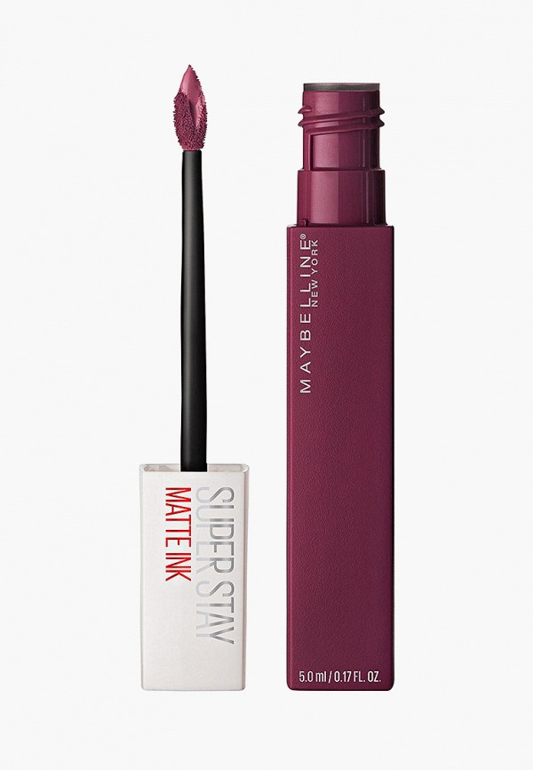 

Помада Maybelline New York, Бордовый, Суперстойкая "Super Stay Matte Ink", оттенок 40, Сторонние, 5 мл