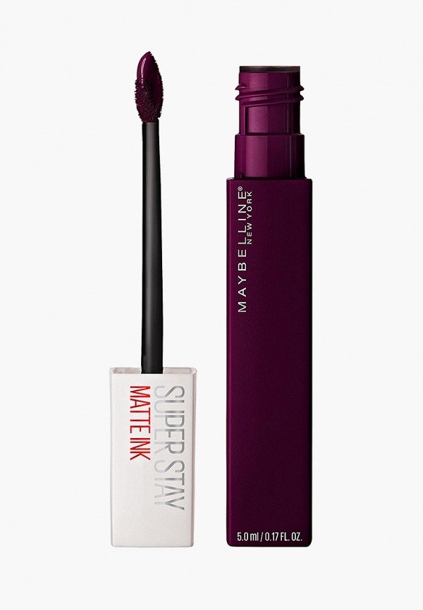 

Помада Maybelline New York, Бордовый, Суперстойкая "Super Stay Matte Ink", оттенок 45, Иллюзионист, 5 мл