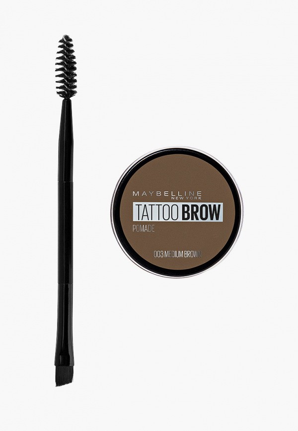 

Тени для бровей Maybelline New York, Коричневый, BROW POMADE, оттенок 03, Коричневый, 3.5 г