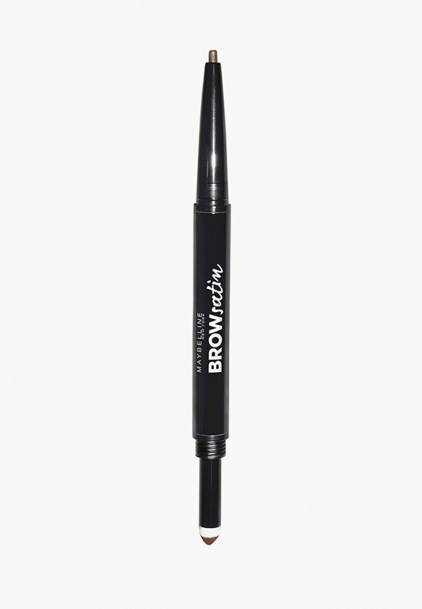 

Карандаш для бровей Maybelline New York, Коричневый, "Brow Satin", карандаш + заполняющая пудра, оттенок 02, Коричневый, 7,1 г