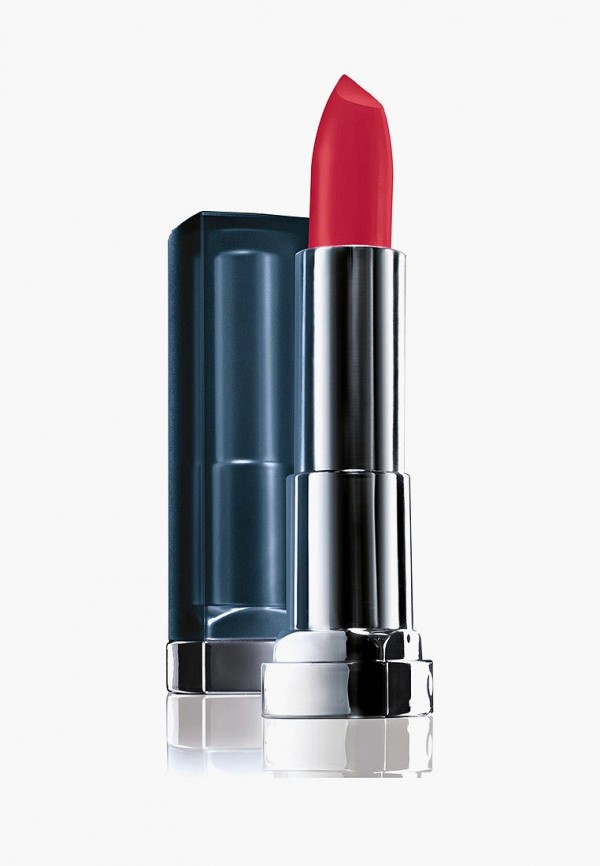 

Помада Maybelline New York, Красный, Сolor Sensational Матовое искушение, увлажняющая, оттенок 960, Красный Закат, 4,4 г