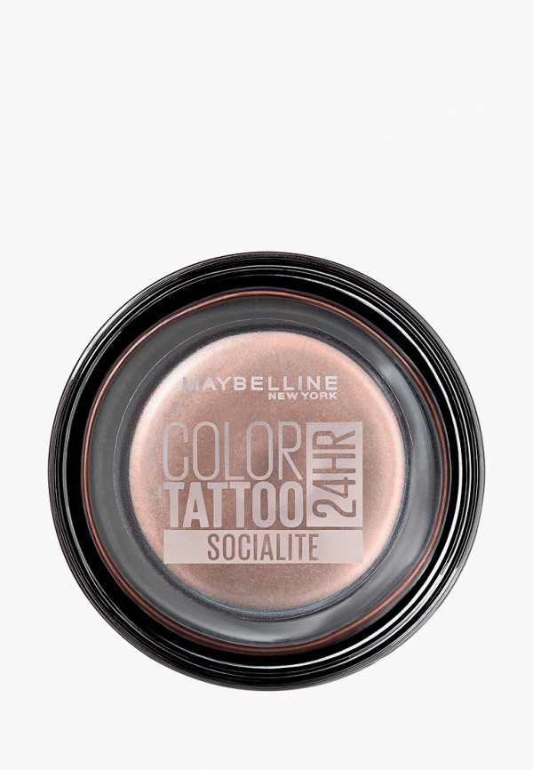 

Тени для век Maybelline New York, Розовый, "Color Tattoo 24 часа", оттенок 150, Нежный персик, 3.5 мл