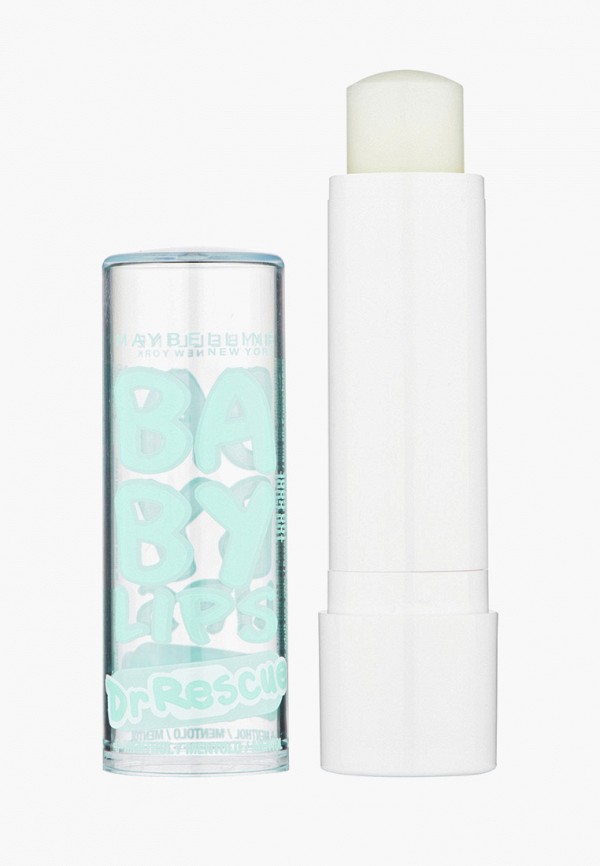 

Бальзам для губ Maybelline New York, Baby Lips, Доктор Рескью, восстанавливающий и увлажняющий, Нежный Ментол, 1,78 мл