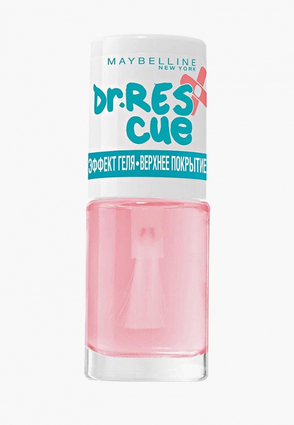 

Топовое покрытие Maybelline New York, Розовый, Уход за ногтями "DR. RESCUE Эффект геля", глянцевое, 7 мл