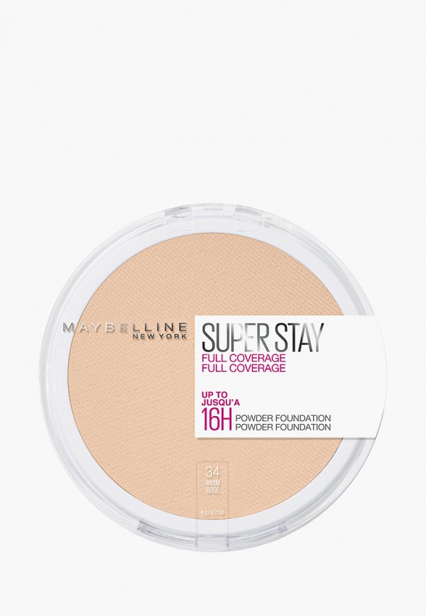 

Пудра Maybelline New York, Бежевый, SuperStay, 34 WARM BEIGE, 9 г