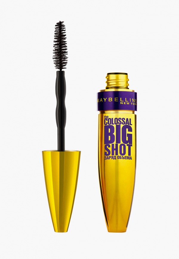 

Тушь для ресниц Maybelline New York, Черный, The Colossal Big Shot, черная, 9,5 мл