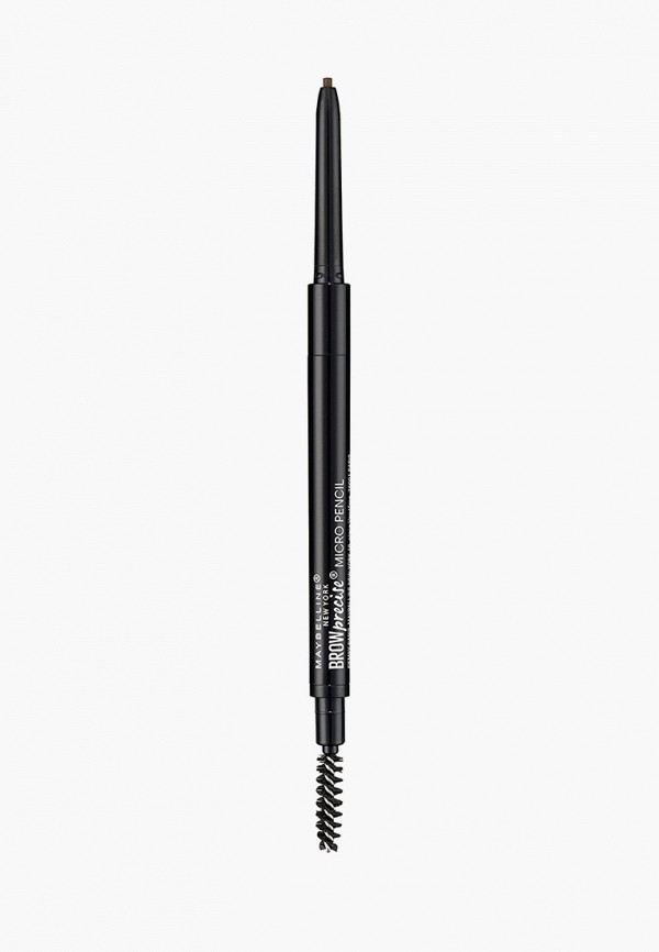 

Карандаш для бровей Maybelline New York, Коричневый, "Brow Precise Micro Pencil", карандаш + щеточка, оттенок 3 Коричневый