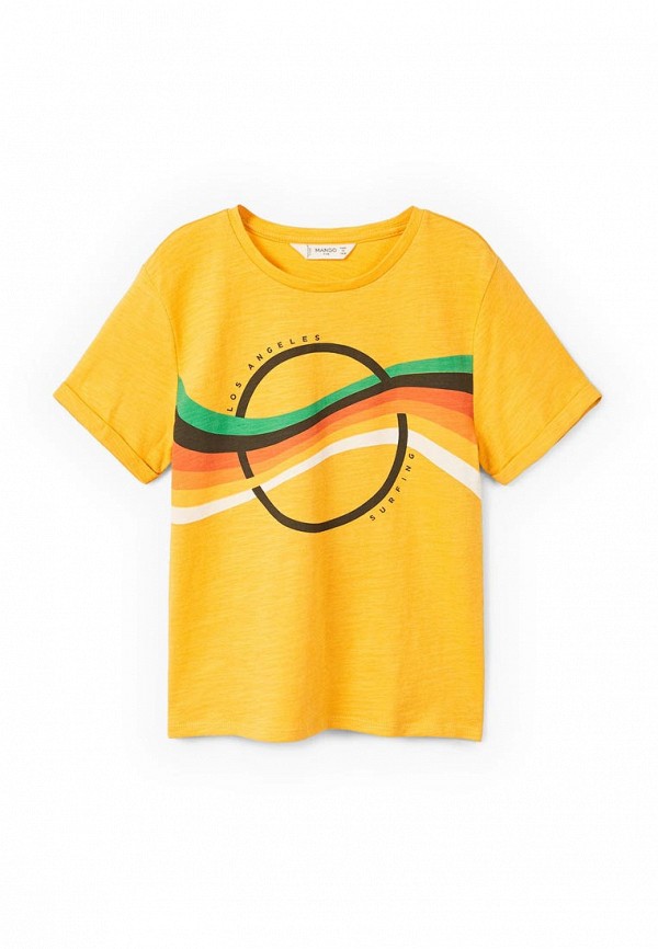 

Футболка Mango Kids, Желтый