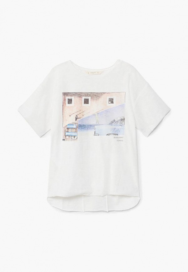 

Футболка Mango Kids, Белый
