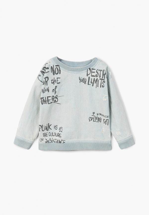 

Свитшот Mango Kids, Голубой