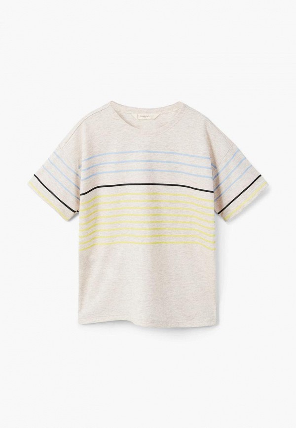 

Футболка Mango Kids, Бежевый