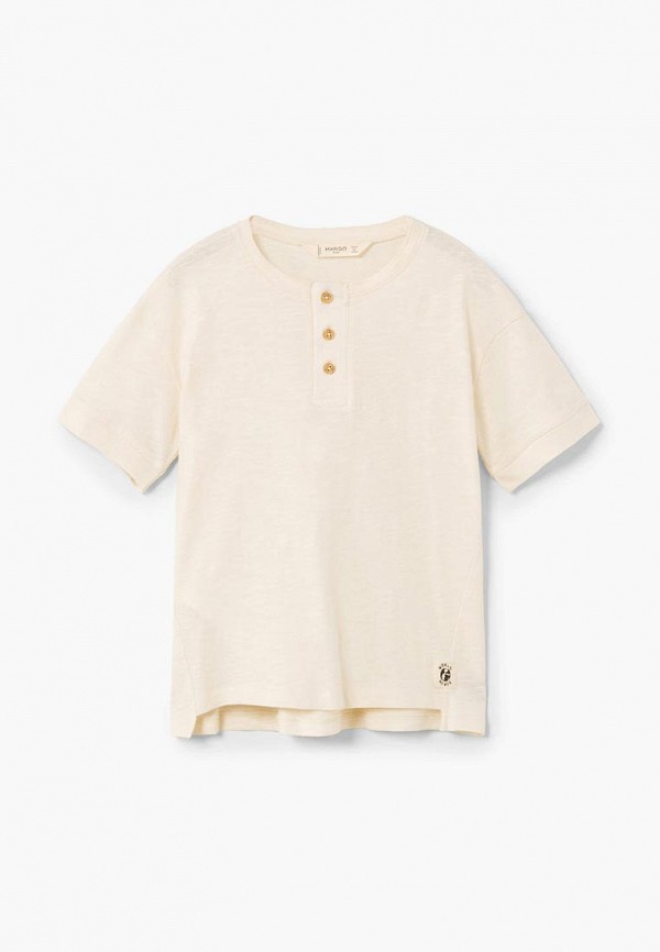 

Футболка Mango Kids, Бежевый
