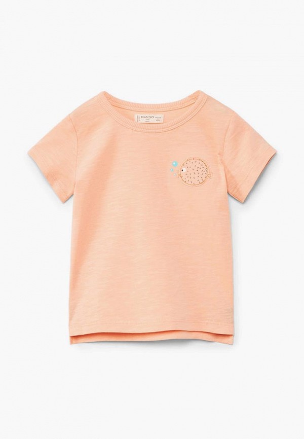 

Футболка Mango Kids, Оранжевый