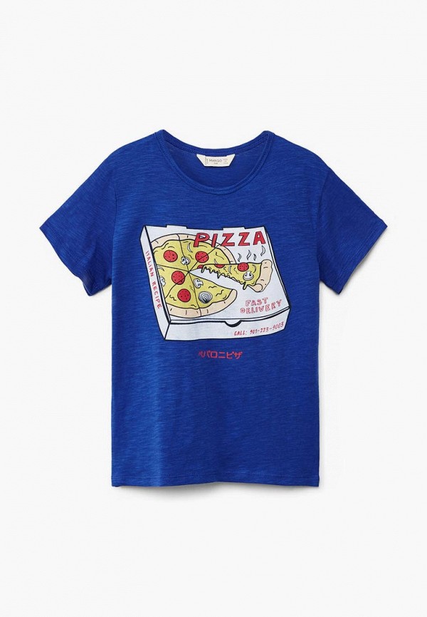 

Футболка Mango Kids, Синий
