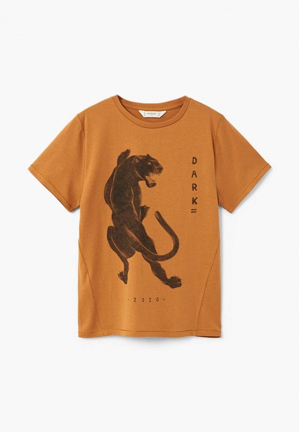 

Футболка Mango Kids, Оранжевый