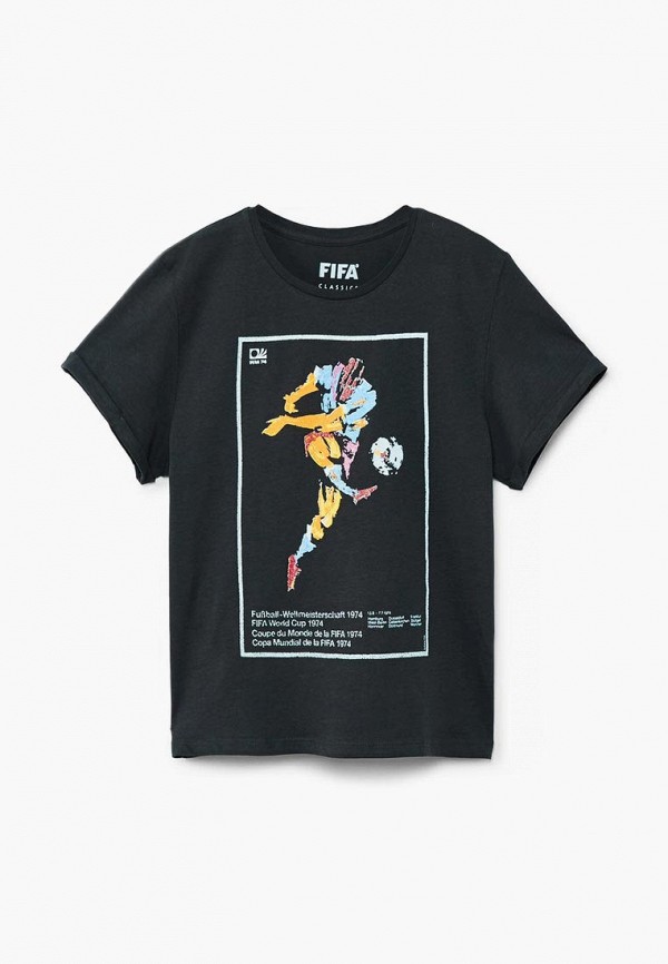 

Футболка Mango Kids, Серый