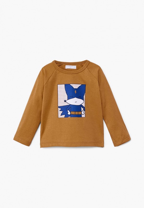 

Лонгслив Mango Kids, Коричневый